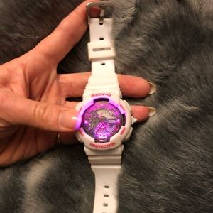 Baby G Protection G Shock Watch w/ Pink light New